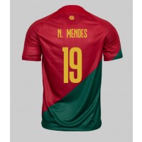 Moški Nogometni dresi Portugalska Nuno Mendes #19 Domači SP 2022 Kratek Rokav